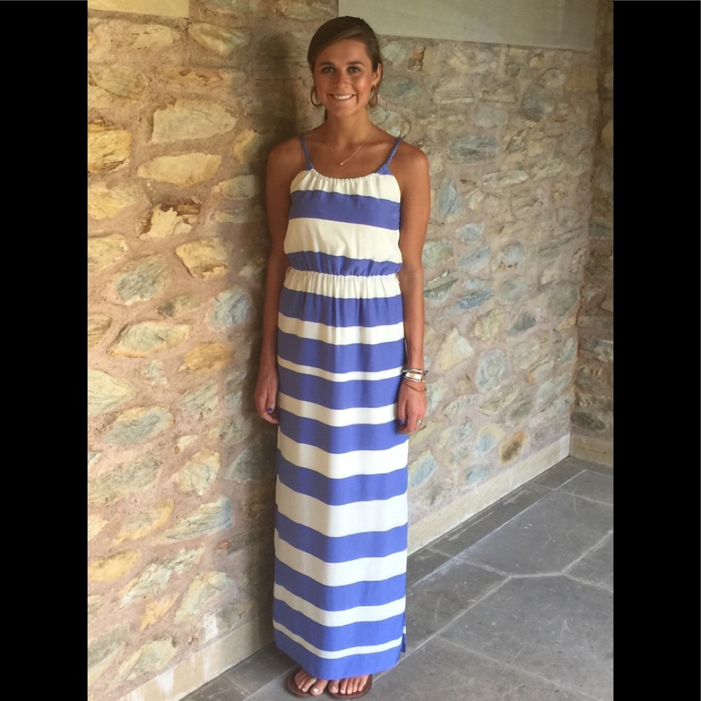 100% silk maxi dress-size 2